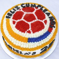 Sport - Soccor Rosette Cake